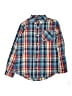 Tommy Hilfiger Plaid Blue Long Sleeve Button-Down Shirt Size 16 - 18 - photo 1