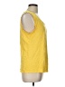 Talbots 100% Cotton Yellow Sleeveless Top Size L - photo 4