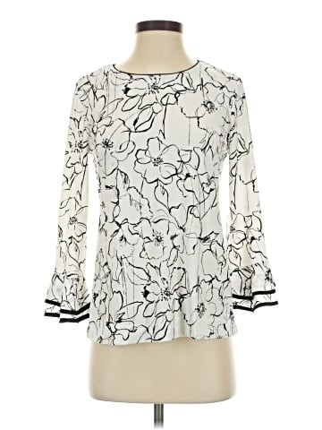 Karl Lagerfeld Paris 3/4 Sleeve Blouse (view 1)