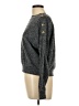 Lily White Gray Long Sleeve Turtleneck Size L - photo 5
