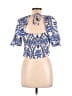 H&M Blue Short Sleeve Top Size L - photo 2
