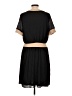 Zara 100% Polyester Black Casual Dress Size L - photo 2