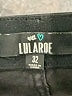 Lularoe Black Denim Shorts Size 32 waist - photo 3