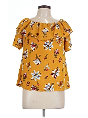 H.I.P. Happening in the Present Short Sleeve Blouse (view 1)