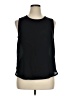 Who What Wear 100% Polyester Black Sleeveless Blouse Size XL - photo 1