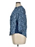 NY Collection 100% Cotton Print Blue 3/4 Sleeve Button-Down Shirt Size XL (petite) - photo 5