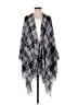 Eileen Fisher Plaid Gray Wrap One size - photo 1