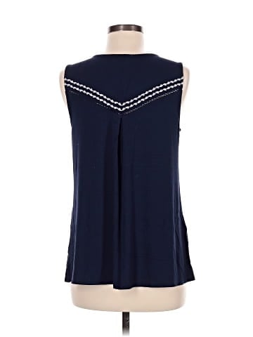 Skies Are Blue Sleeveless Blouse (view 2)