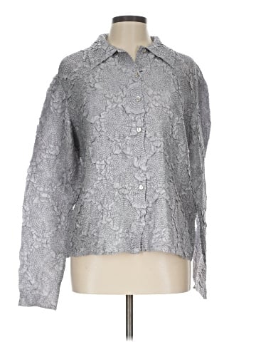 Pleats Collection Long Sleeve Blouse (view 1)