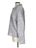 Pleats Collection Metallic Silver Long Sleeve Blouse Size L (estimated) - photo 5