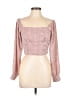 Le Lis 100% Polyester Red 3/4 Sleeve Blouse Size M - photo 1