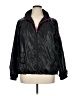 Faded Glory 100% Polyester Solid Black Windbreaker Size 1X - photo 1