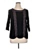 Westport Black 3/4 Sleeve Blouse Size XL - photo 1