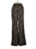 Lou & Grey Animal Print Black Casual Pants Size S - photo 2