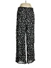 Ninety 100% Rayon Polka Dots Black Casual Pants Size L - photo 1