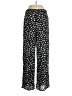 Ninety 100% Rayon Polka Dots Black Casual Pants Size L - photo 2