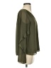 Naked Zebra 100% Polyester Green 3/4 Sleeve Blouse Size S - photo 4