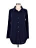 Lularoe Blue Long Sleeve Polo Size M - photo 1