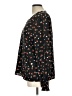 Unbranded 100% Polyester Floral Black Long Sleeve Blouse Size L - photo 5