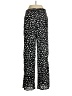 Ninety 100% Rayon Polka Dots Black Casual Pants Size L - photo 2