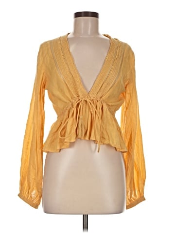 Free People Long Sleeve Blouse (view 1)