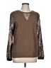 Kaktus 100% Polyester Metallic Brown Sweatshirt Size L - photo 1