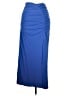 Zara 100% Polyester Blue Formal Skirt Size L - photo 1