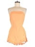 Fashion Nova Solid Orange Romper Size L - photo 1