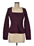 BCBGMAXAZRIA Burgundy Long Sleeve Top Size M - photo 1