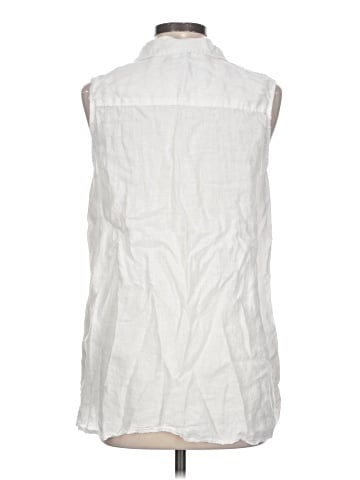 Jones & Co Sleeveless Button-Down Shirt (view 2)