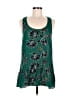 CAbi 100% Polyester Green Sleeveless Blouse Size M - photo 1