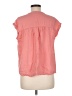 Splendid Pink Short Sleeve Blouse Size M - photo 2