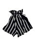H&M 100% Viscose Stripes Black Shorts Size 2 - photo 2