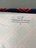 Vineyard Vines Argyle Red Long Sleeve Blouse Size L - photo 7
