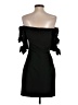Milly Solid Black Cocktail Dress Size 0 - photo 2