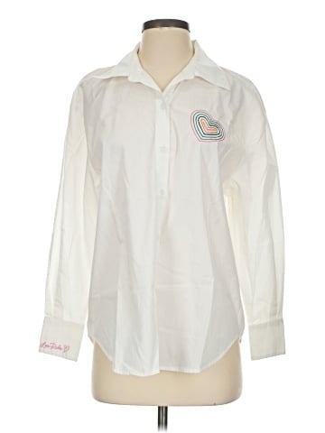 White House Black Market Long Sleeve Button-Down Shirt (view 1)