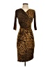 Max Mara Animal Print Brown Cocktail Dress Size EU (IT) 38 / US 2 - photo 1