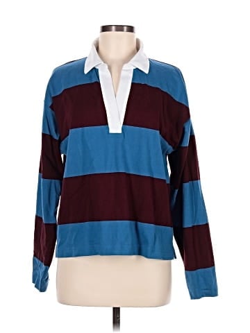 Ann Taylor LOFT Outlet Long Sleeve Polo (view 1)