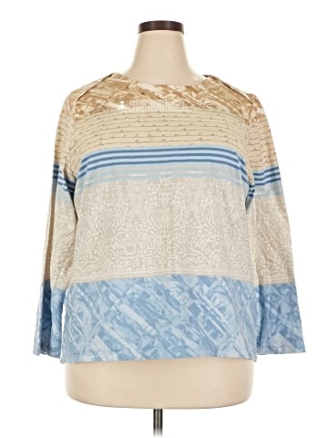 Cj Banks 3/4 Sleeve Blouse (view 1)