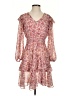 Taylor 100% Polyester Paisley Pink Casual Dress Size 4 - photo 1