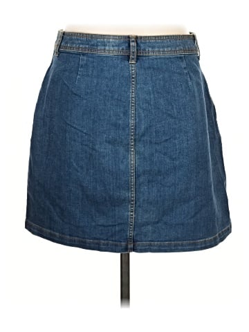 a.n.a. A New Approach Denim Skirt (view 2)