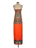 Forever 21 Paisley Orange Casual Dress Size S - photo 2