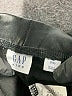 Gap Kids 100% Leather Metallic Black Track Pants Size 10 - photo 3