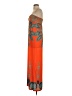 Forever 21 Paisley Orange Casual Dress Size S - photo 5