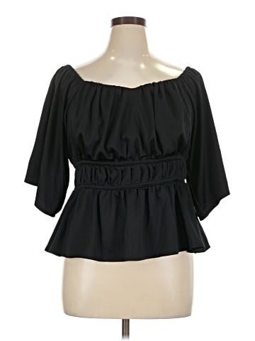 Sofia Jeans by Sofia Vergara 3/4 Sleeve Blouse (view 1)