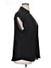 Express Outlet 100% Polyester Black Short Sleeve Blouse Size XL - photo 4