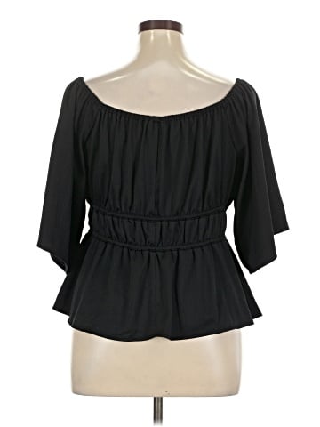 Sofia Jeans by Sofia Vergara 3/4 Sleeve Blouse (view 2)