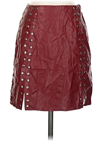 Do & Be Faux Leather Skirt (view 1)