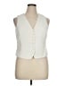 J.Crew 100% Polyester Ivory Sleeveless Blouse Size 14 - photo 1