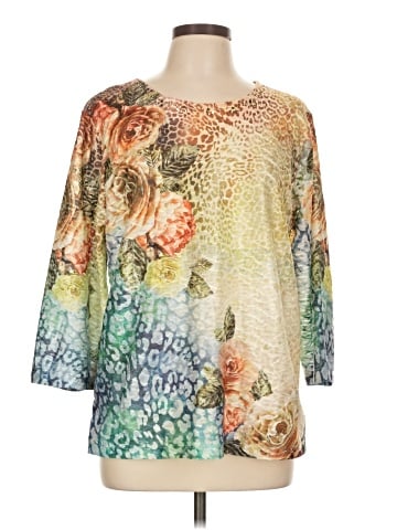 Alfred Dunner 3/4 Sleeve Blouse (view 1)